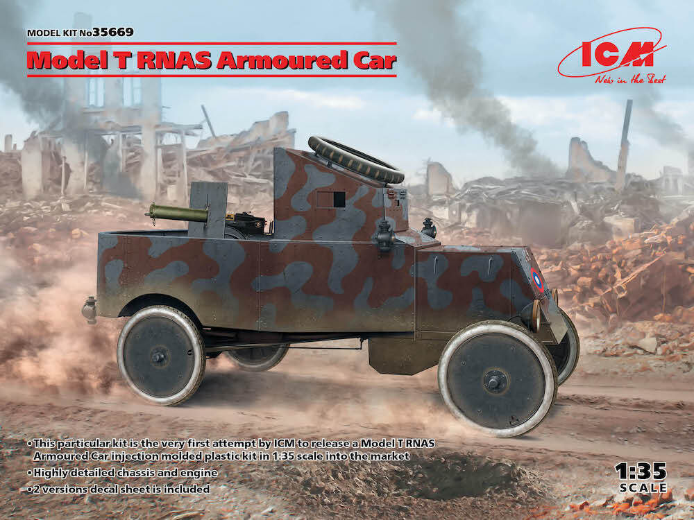 ICM 1/35 Model T RNAS Armoured Car