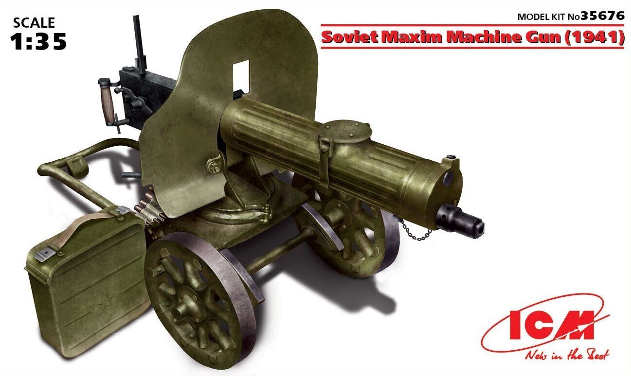 ICM 1/35 Soviet Maxim Machine Gun (1941)