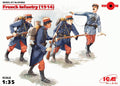 ICM 1/35 French Infantry (1914) (4 Figures)