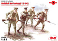 ICM 1/35 British Infantry (1914) (4 Figures)