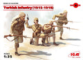 ICM 1/35 Turkish Infantry (1915-1918) (4 Figures)