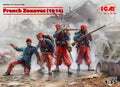 ICM 1/35 French Zouaves (1914) (4 Figures)