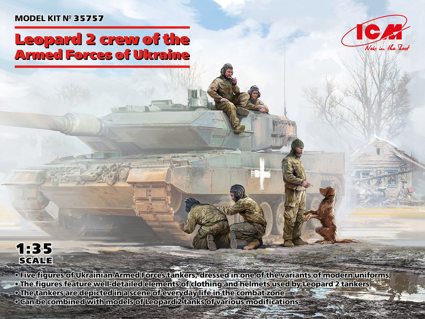 ICM 1/35 Leopard crew of the Armed Forces of Ukraine