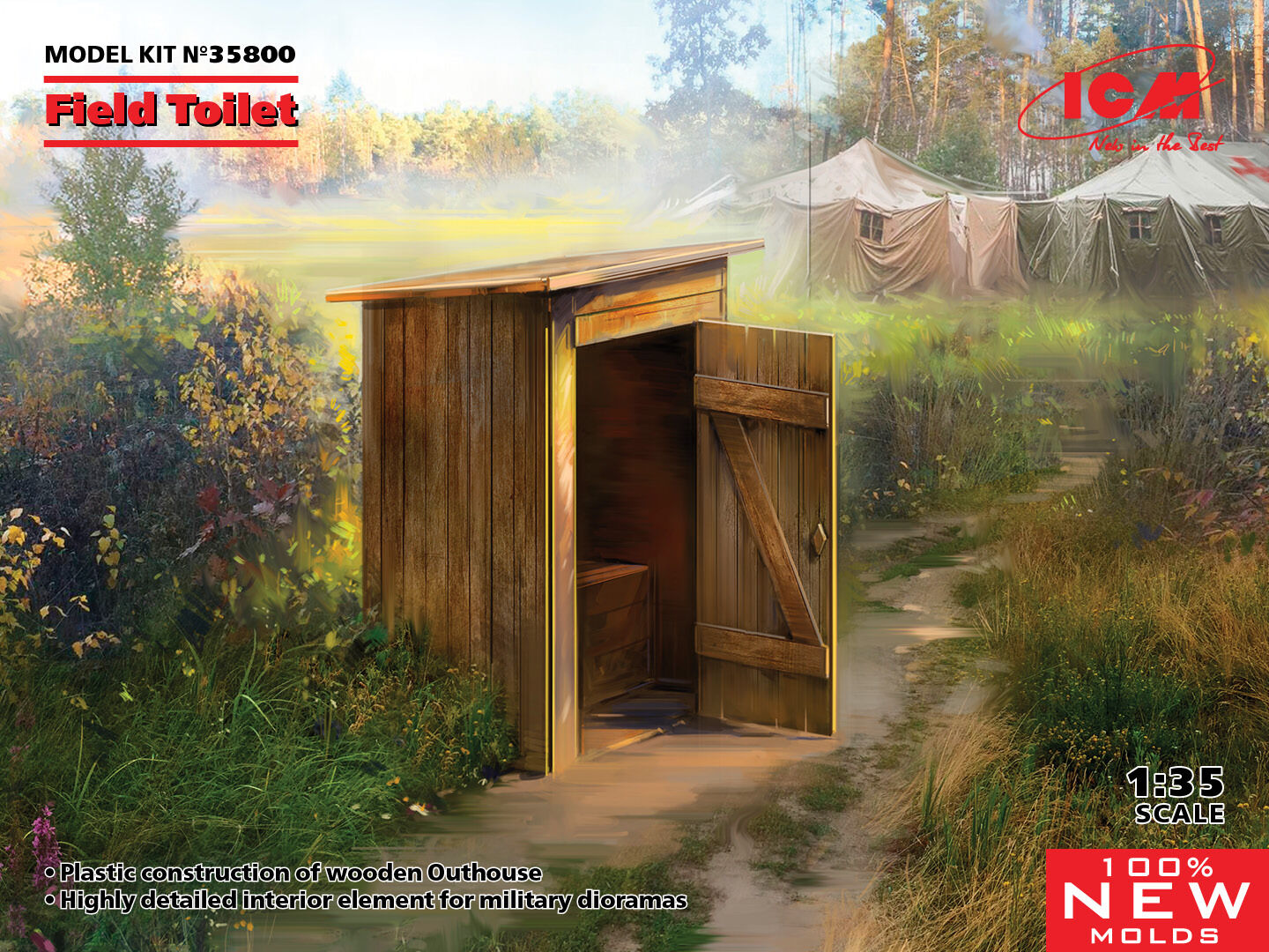 ICM 1/35 WC (Field Toilet)