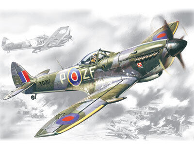 ICM 1/48 Spitfire Mk.XVI WWII British Fighter