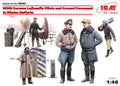 ICM 1/48 WWII German Luftwaffe Pilots and Ground Personnel in