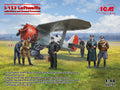 ICM 1/48 I-153 with Luftwaffe Pilots and Ground Personnel