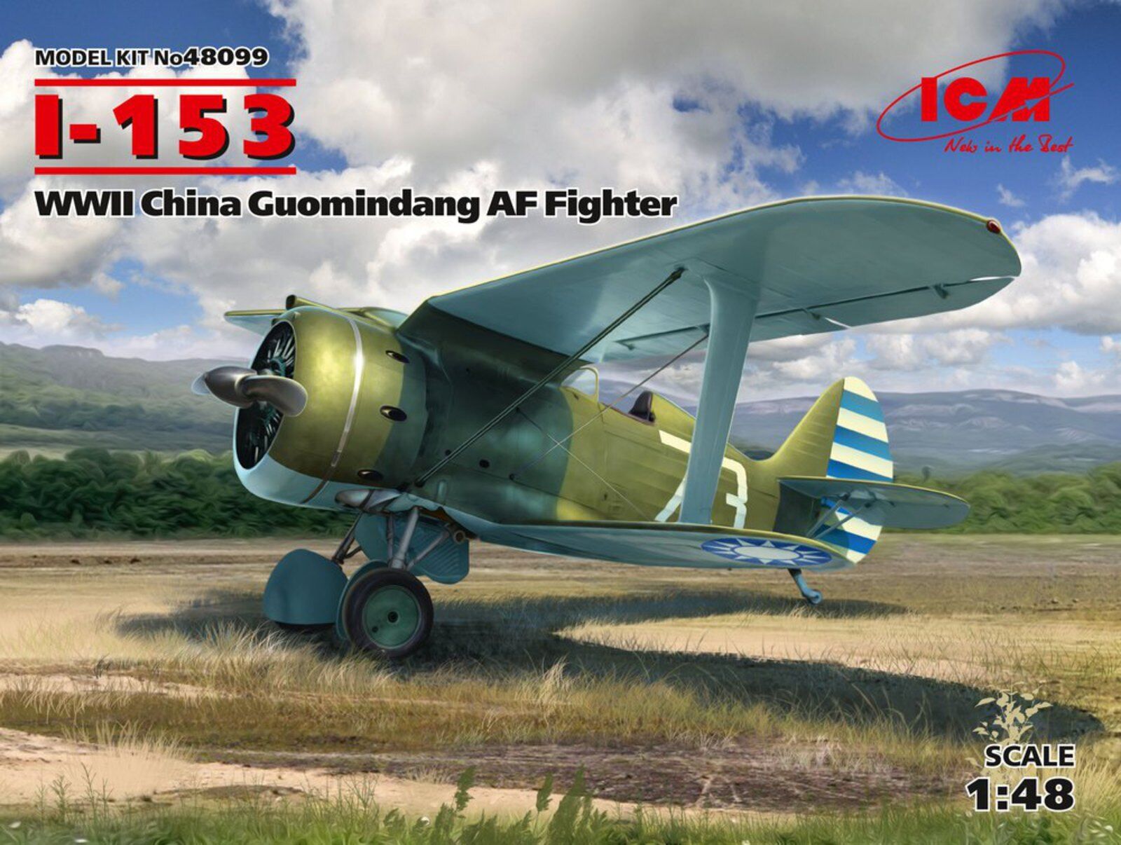 ICM 1/48 I-153 WWII China Guomindang AF Fighter