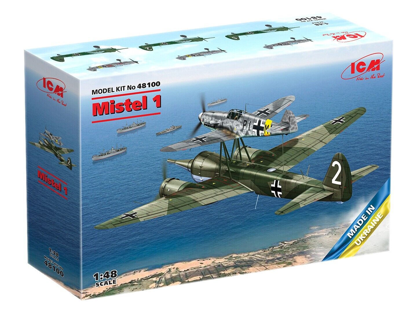 ICM 1/48 Mistel 1 WWII German Composite Aircraft