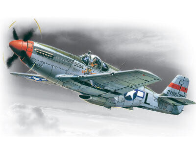 ICM 1/48 Mustang P-51C WWII American Fighter