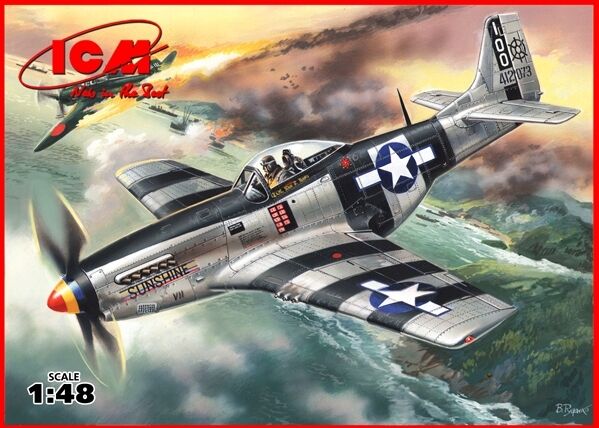 ICM 1/48 Mustang P-51K WWII American Fighter