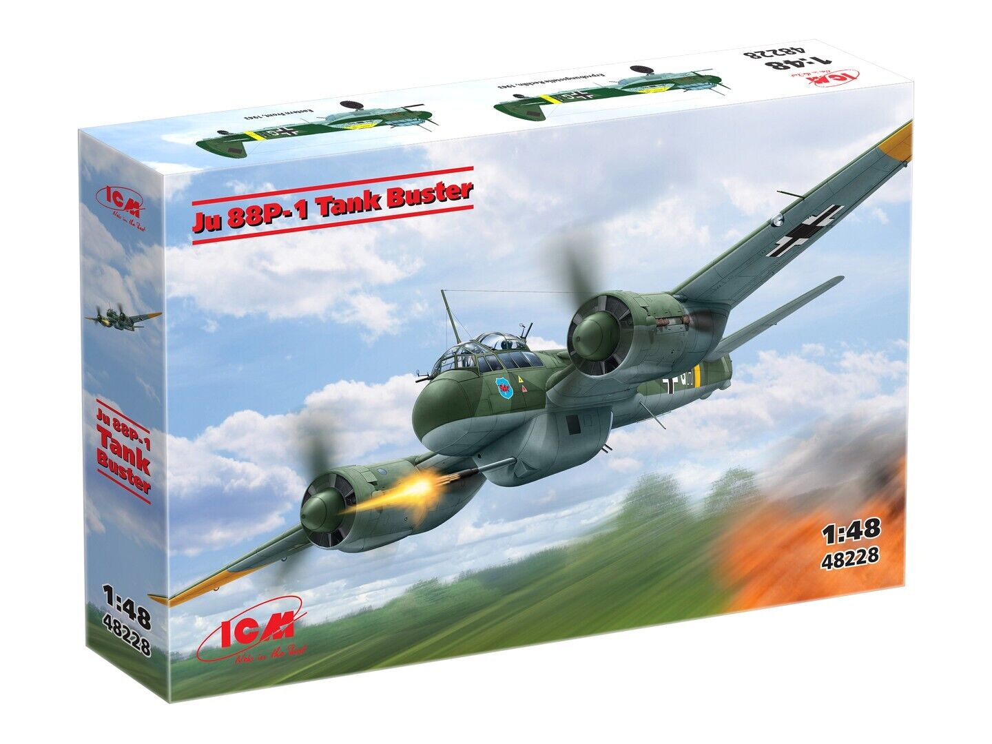 ICM 1/48 Ju 88P-1 Tank Buster