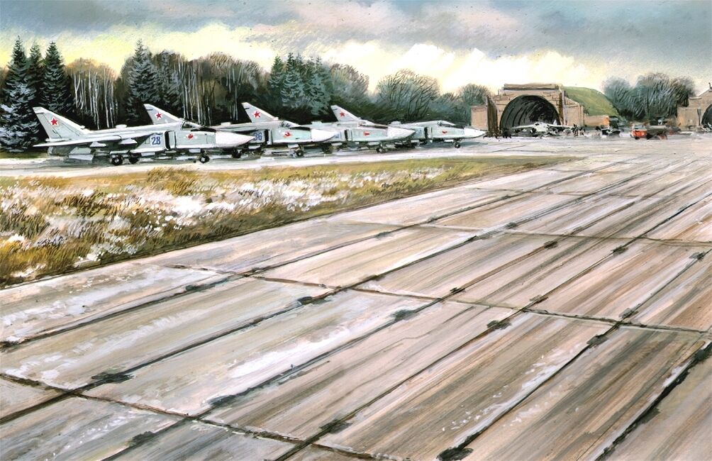 ICM 1/48 Soviet PAG-14 Airfield PLates (32 pieces) (543×324