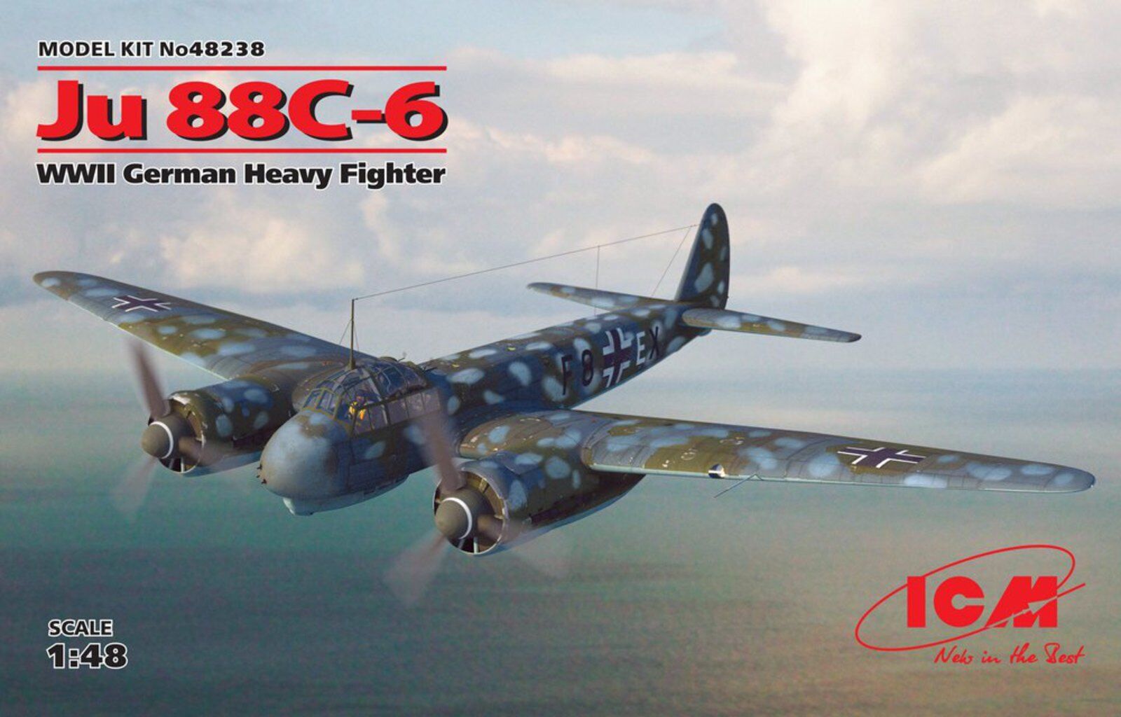 ICM 1/48 Ju 88?-6 WWII German Heavy Fighter