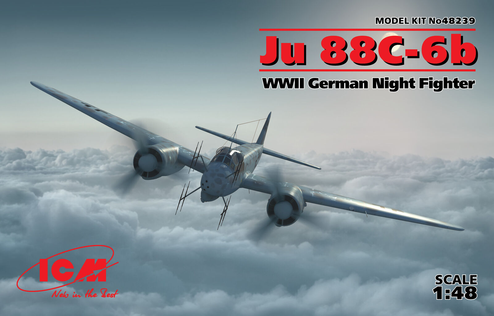 ICM 1/48 Ju 88?-6b WWII German Night Fighter