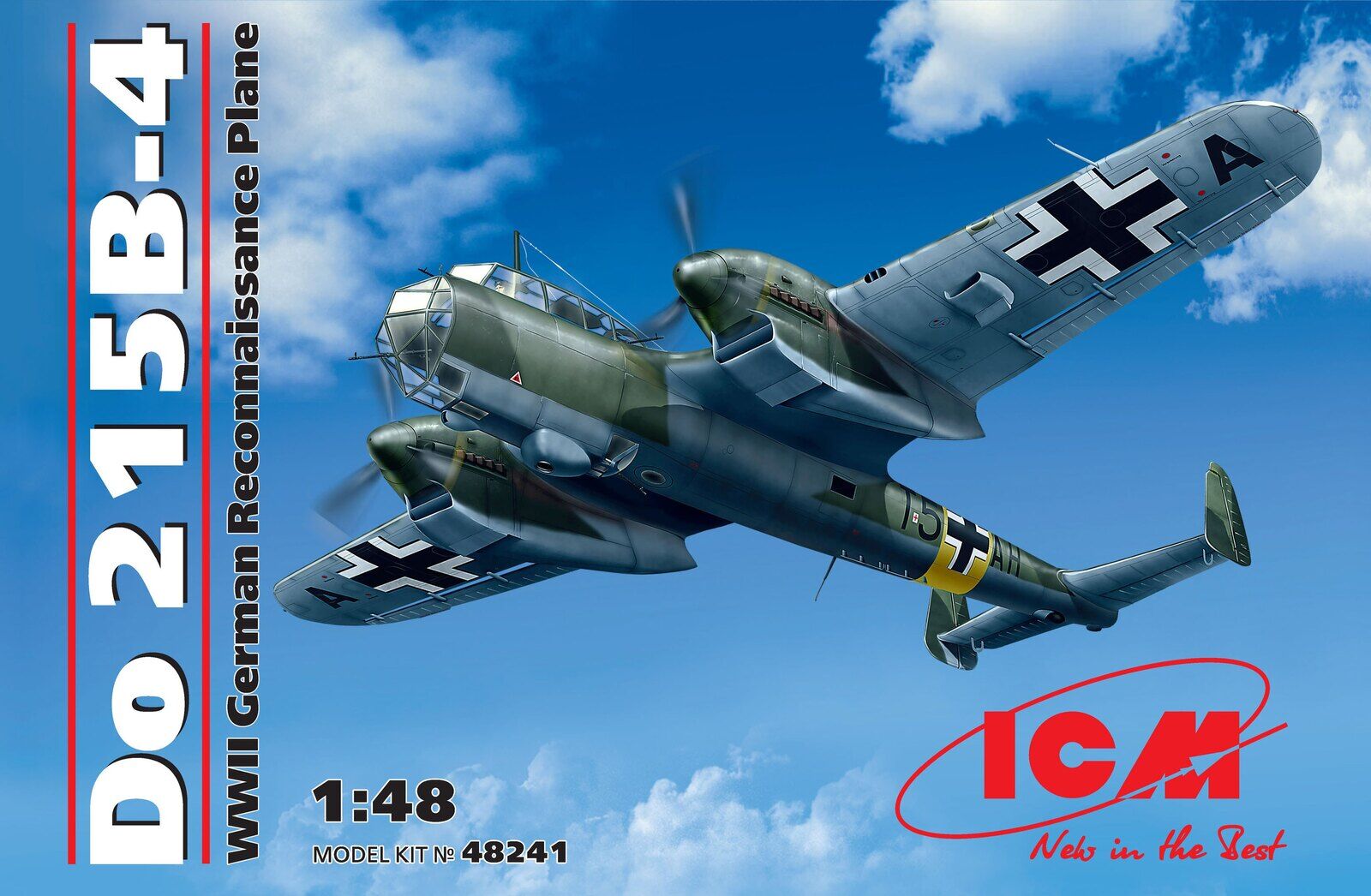 ICM 1/48 Do 215 B-4 WWII German Reconnaissance Plane