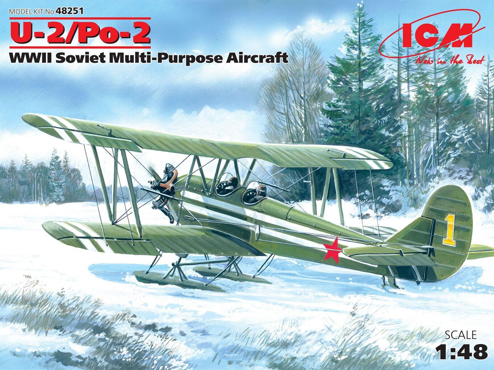 ICM 1/48 U-2/Po-2 WWII Soviet Multi-Purpose Aircraft