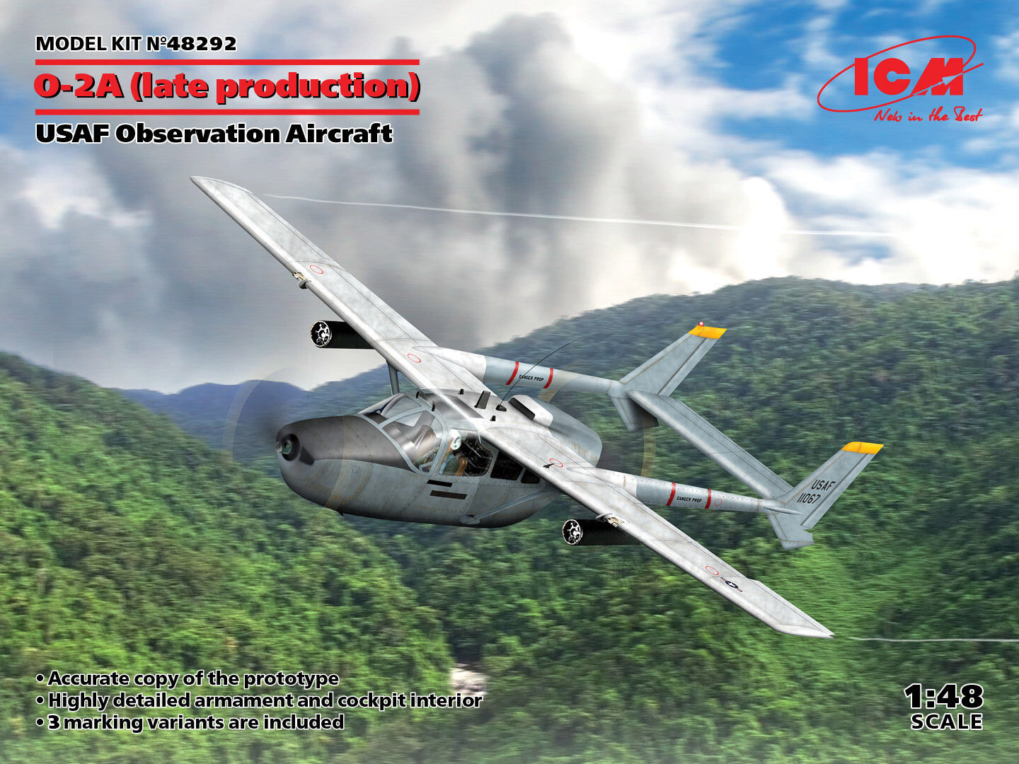 ICM 1/48 O-2A (Late Production) USAF Observation Aircraft