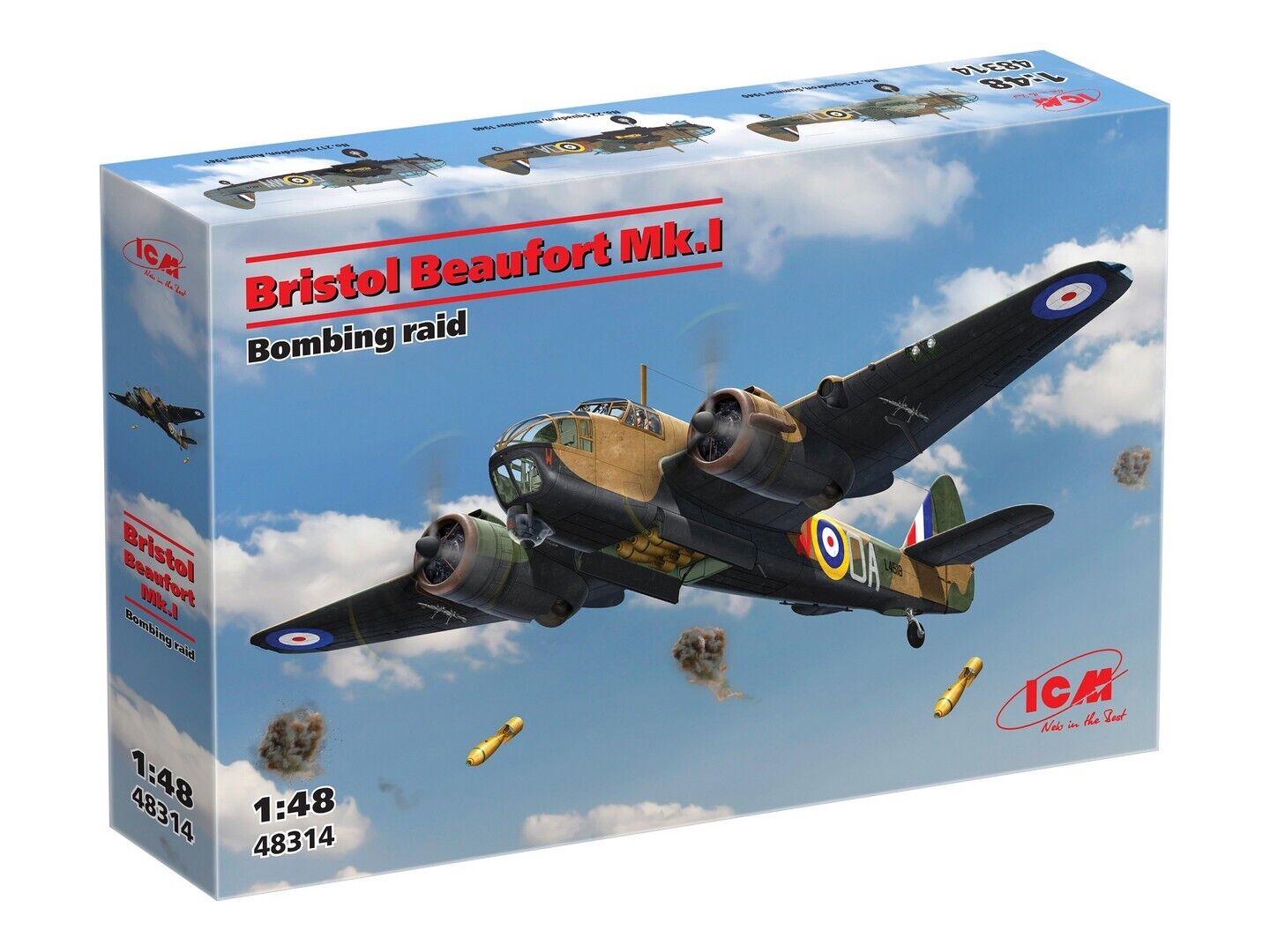 ICM 1/48 Bristol Beaufort Mk.I. Bombing Raid