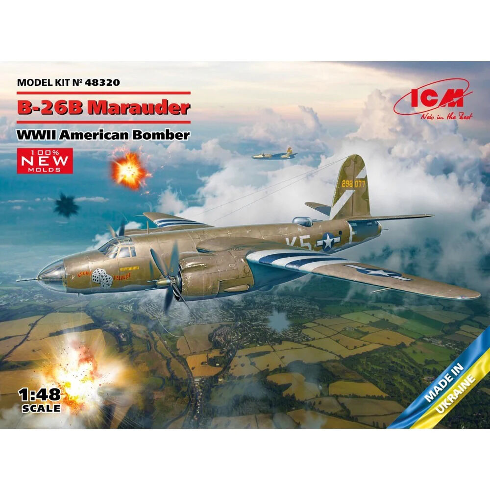 ICM 1/48 B-26B Marauder WWII American Bomber