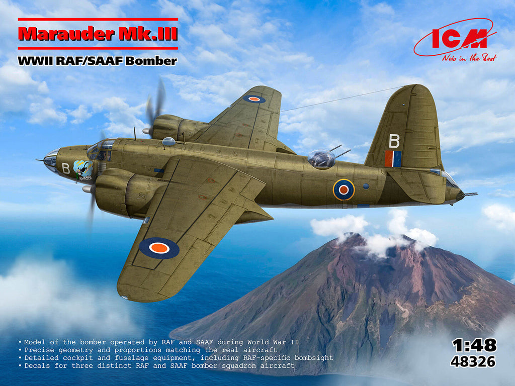 ICM 1/48 Marauder Mk.III WWII RAF/SAAF Bomber