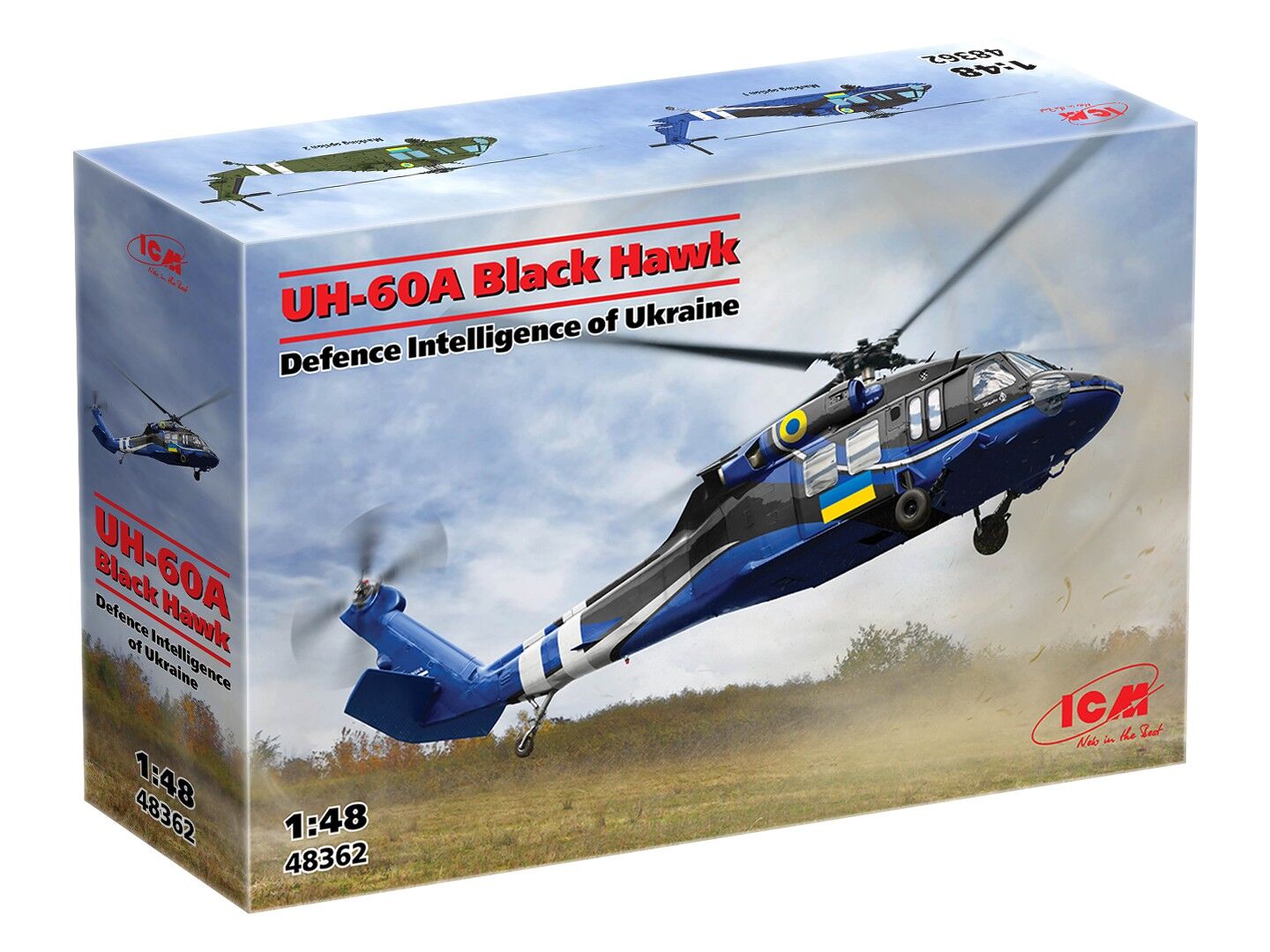 ICM 1/48 UH-60A Black Hawk Defence intelligence of Ukraine (2)