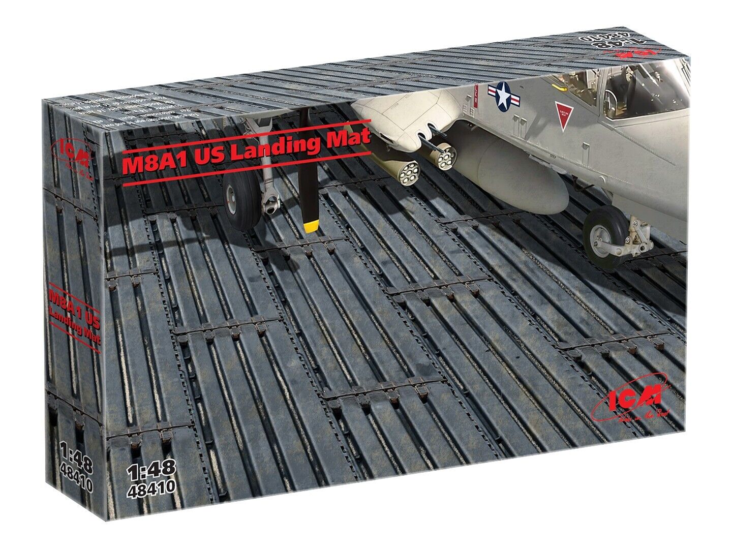 ICM 1/48 M8A1 US Landing Mat (153x245 mm)