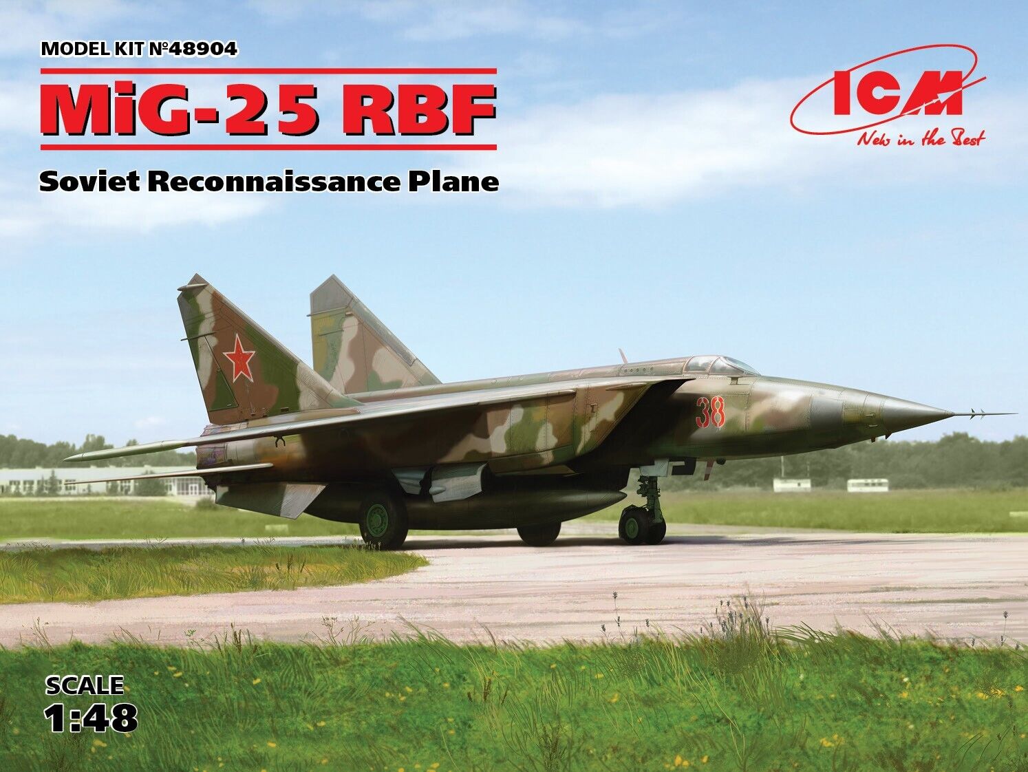 ICM 1/48 MiG-25 RBF Soviet Reconnaissance Plane