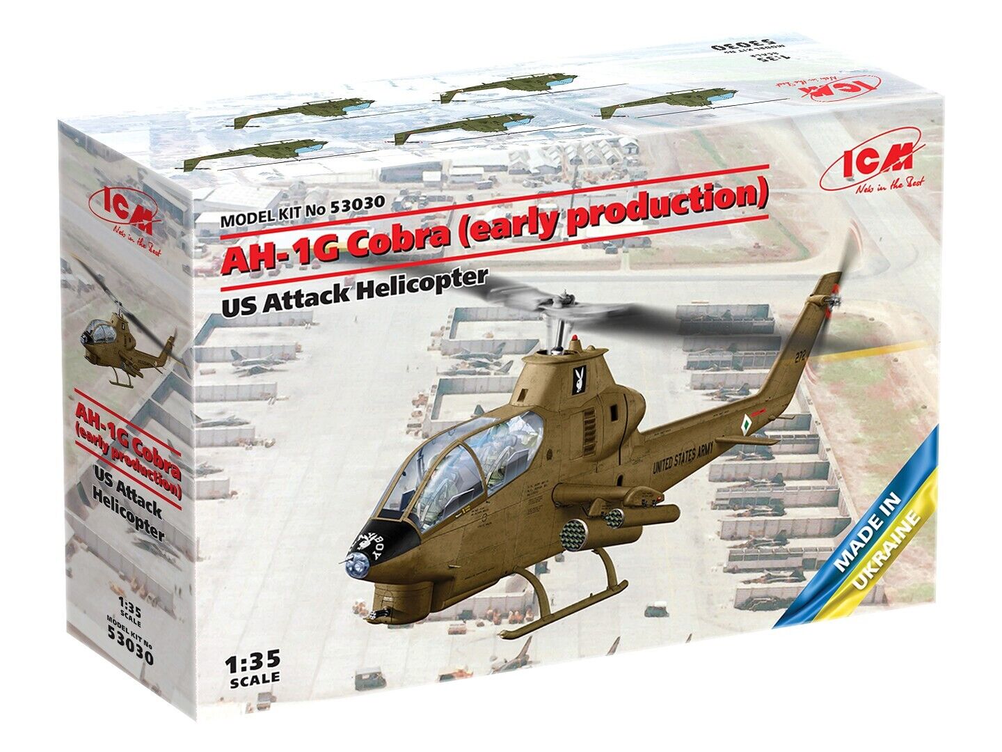 ICM 1/35 AH-1G Cobra (Early Production) US Attack Helicopter