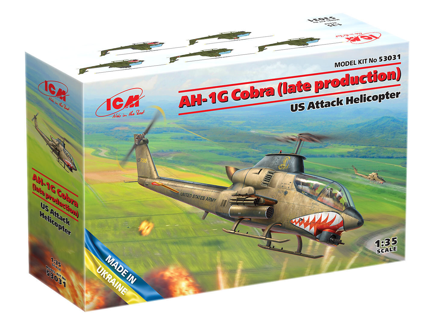 ICM 1/35 AH-1G Cobra (Late Production) US Attack Helicopter