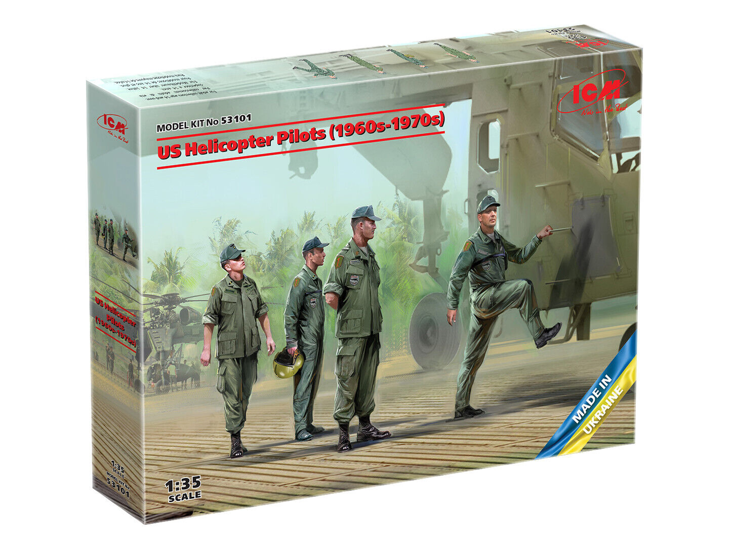ICM 1/35 US Helicopter Pilots (1960s-1970s)