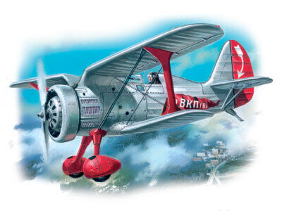 ICM 1/72 I-15 Soviet Biplane Fighter