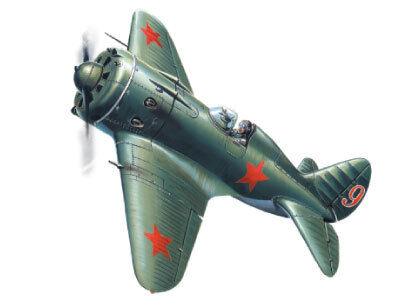 ICM 1/72 I-16 Type 18 WWII Soviet Fighter