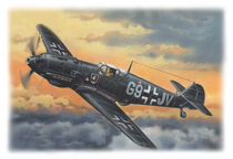 ICM 1/72 Messerschmitt Bf 109E-4 WWII German Night Fighter