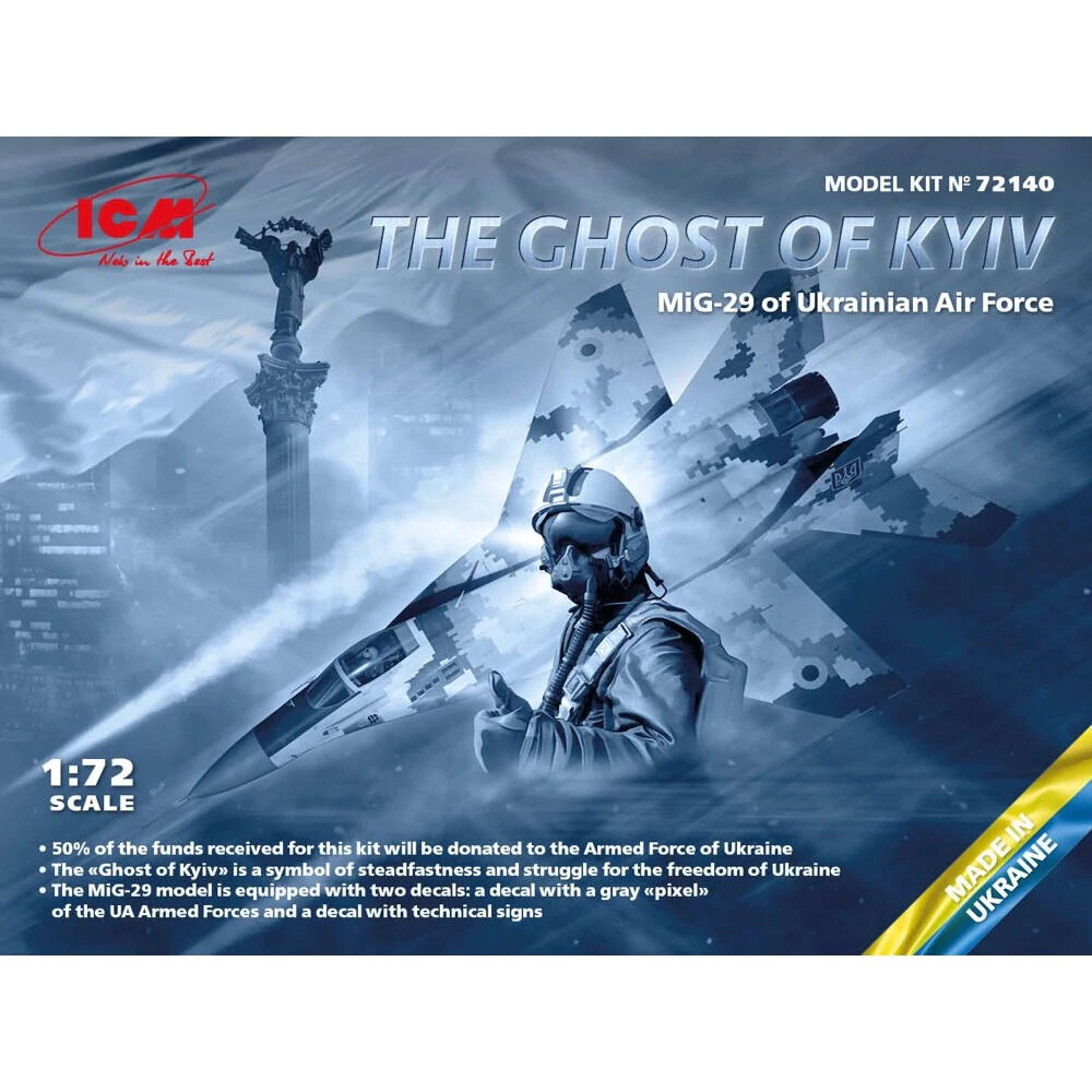 ICM 1/72 The Ghost of Kyiv (MiG-29 of Ukrainian Air Forces)