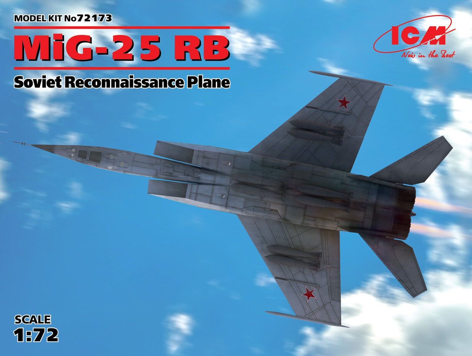 ICM 1/72 MiG-25 RB Soviet Reconnaissance Plane