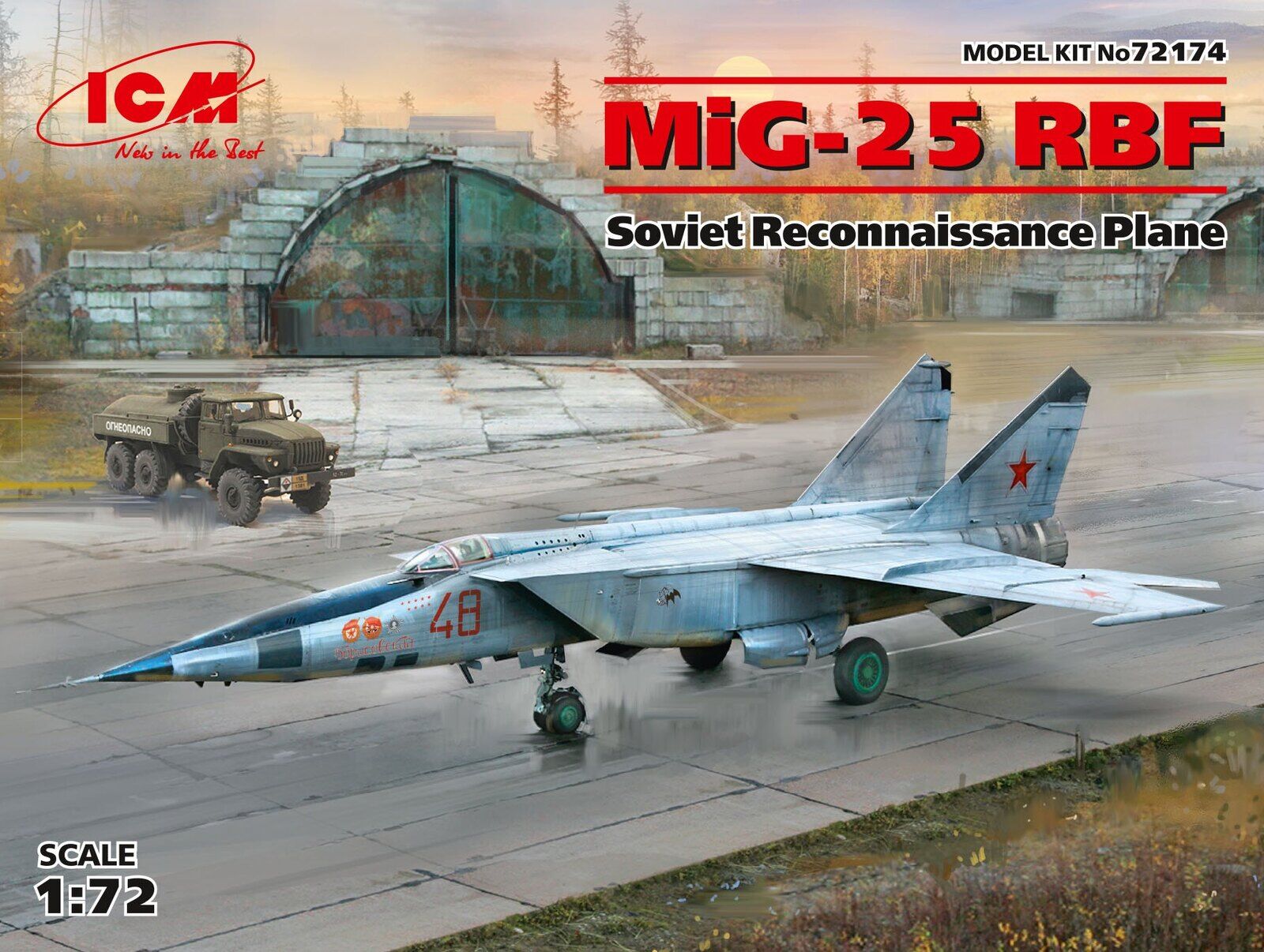 ICM 1/72 MiG-25 RBF Soviet Reconnaissance Plane