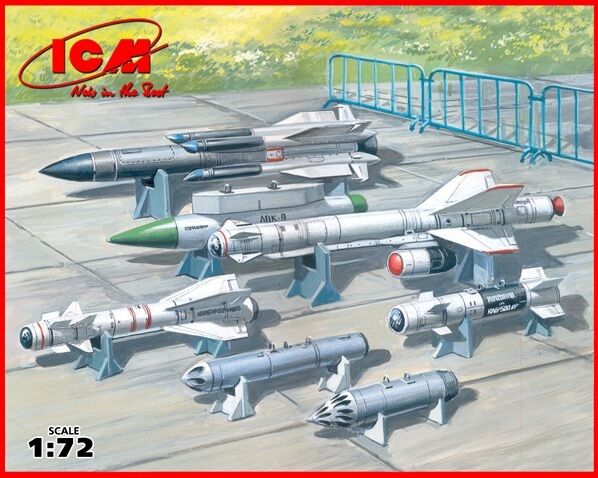 ICM 1/72 Soviet Air-to-Surface Aircraft Armament (X-29T X-31P
