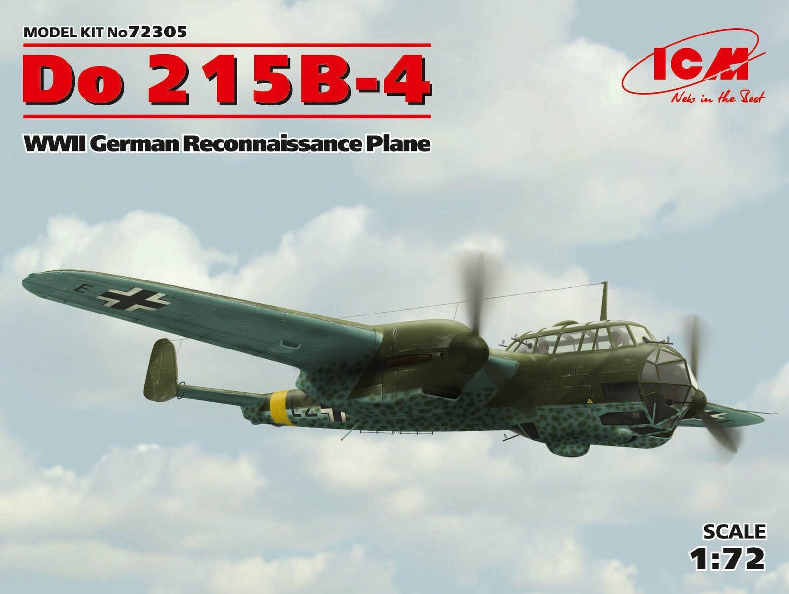 ICM 1/72 Do 215B-4 WWII Reconnaissance Plane
