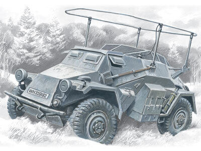ICM 1/72 Sd.Kfz.261 German Radio Communication Vehicle