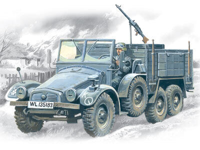 ICM 1/72 Krupp L2H143 Kfz.70 German Light Army Truck