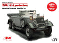 ICM 1/72 G4 (1935 Production) WWII German Staff Car snap