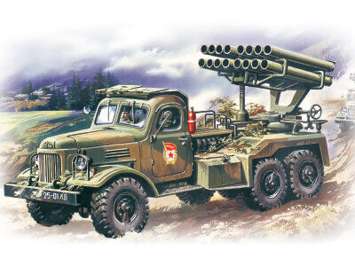 ICM 1/72 BM-14-16 Multiple Launch Rocket System on ZiL-157