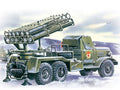 ICM 1/72 BM-24-12 Multiple Launch Rocket System on ZiL-157