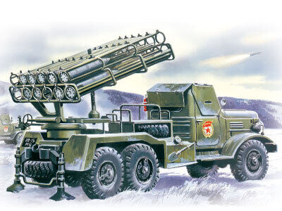 ICM 1/72 BM-24-12 Multiple Launch Rocket System on ZiL-157