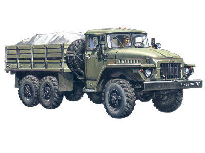 ICM 1/72 URAL-375D Army Truck