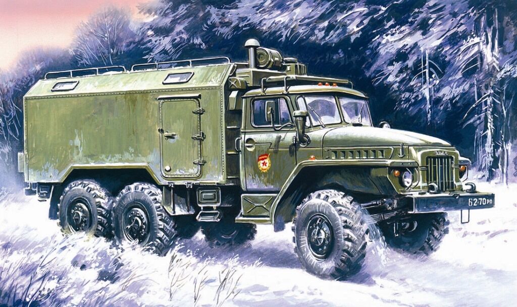 ICM 1/72 URAL-375A Command Vehicle