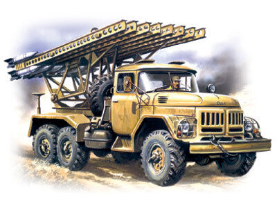 ICM 1/72 BM-13-16 Multiple Launch Rocket System on ZiL-131