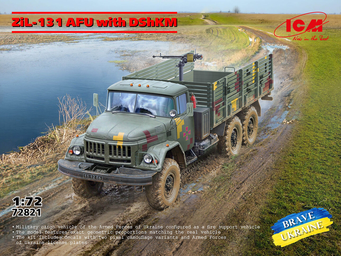 ICM 1/72 Z?L-131 AFU with DShKM