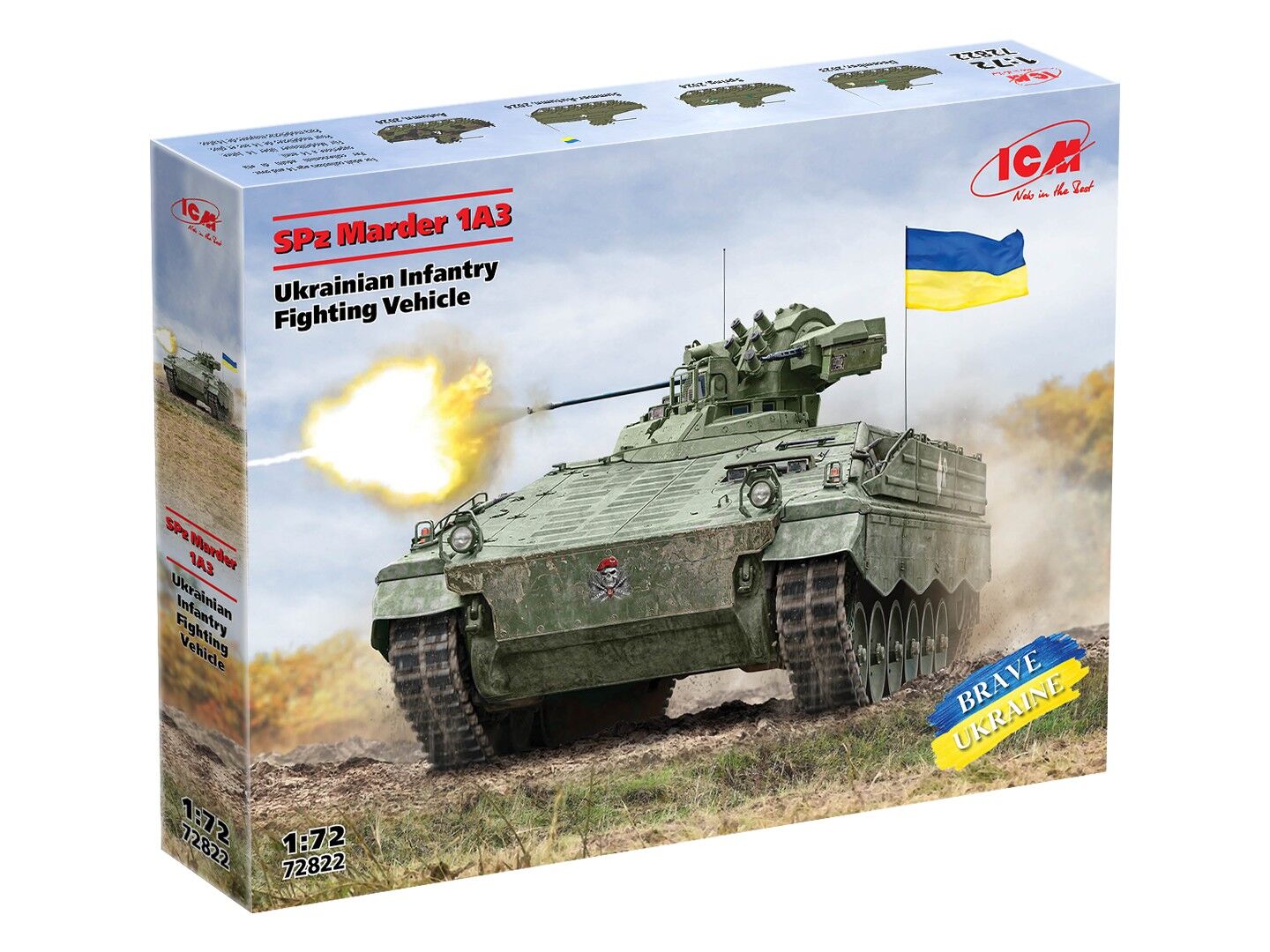 ICM 1/72 SPz Marder 1A3 Ukrainian Infantry Fighting Vehicle (2)